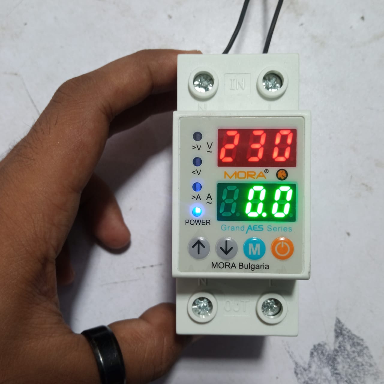 80A 220V Mora voltage protector , Adjustable Device for Voltage Mora Bulgaria in Pakistan thumbnail 4