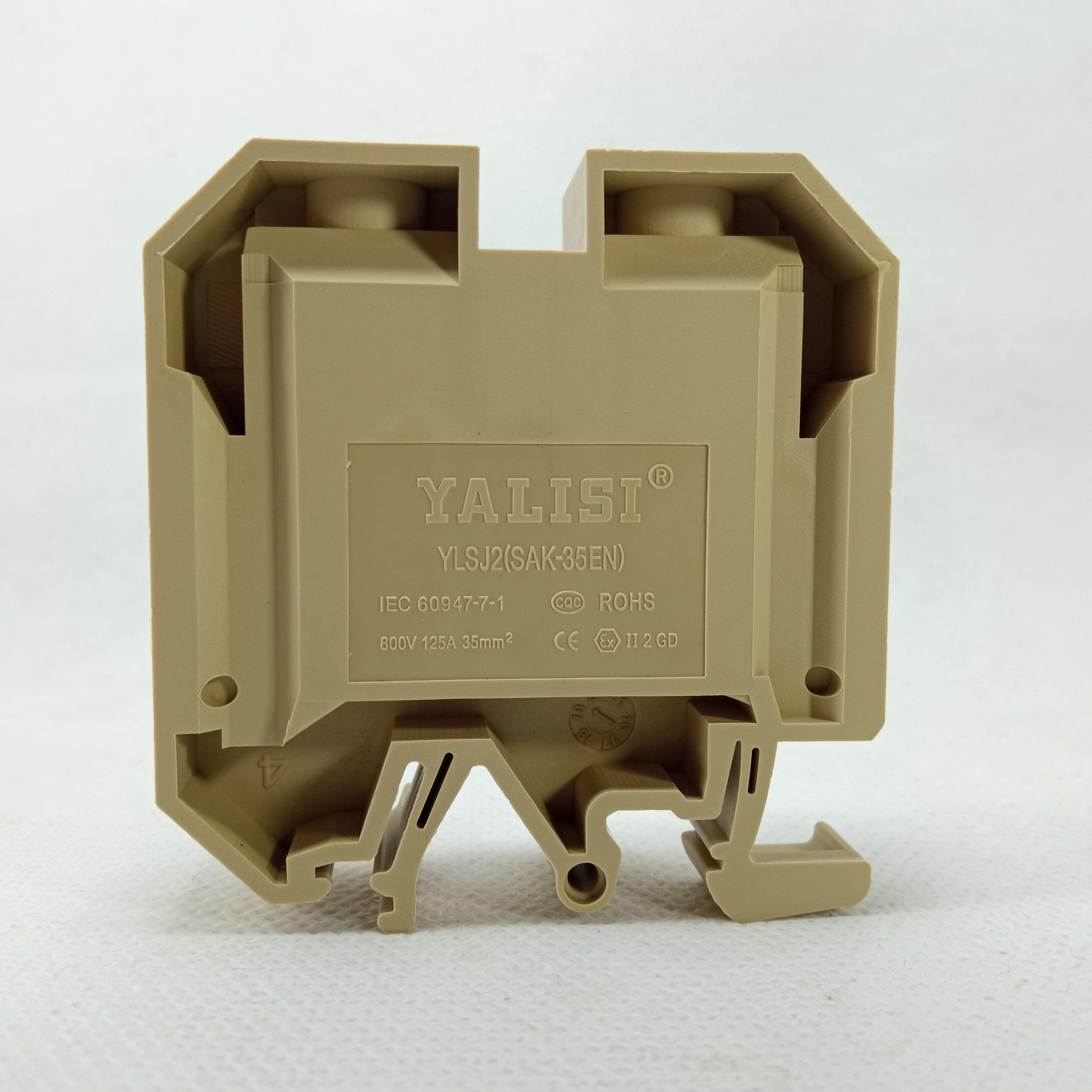 YALISI Din Rail Line Up Mounted Terminal Block in Pakistan - 120mm