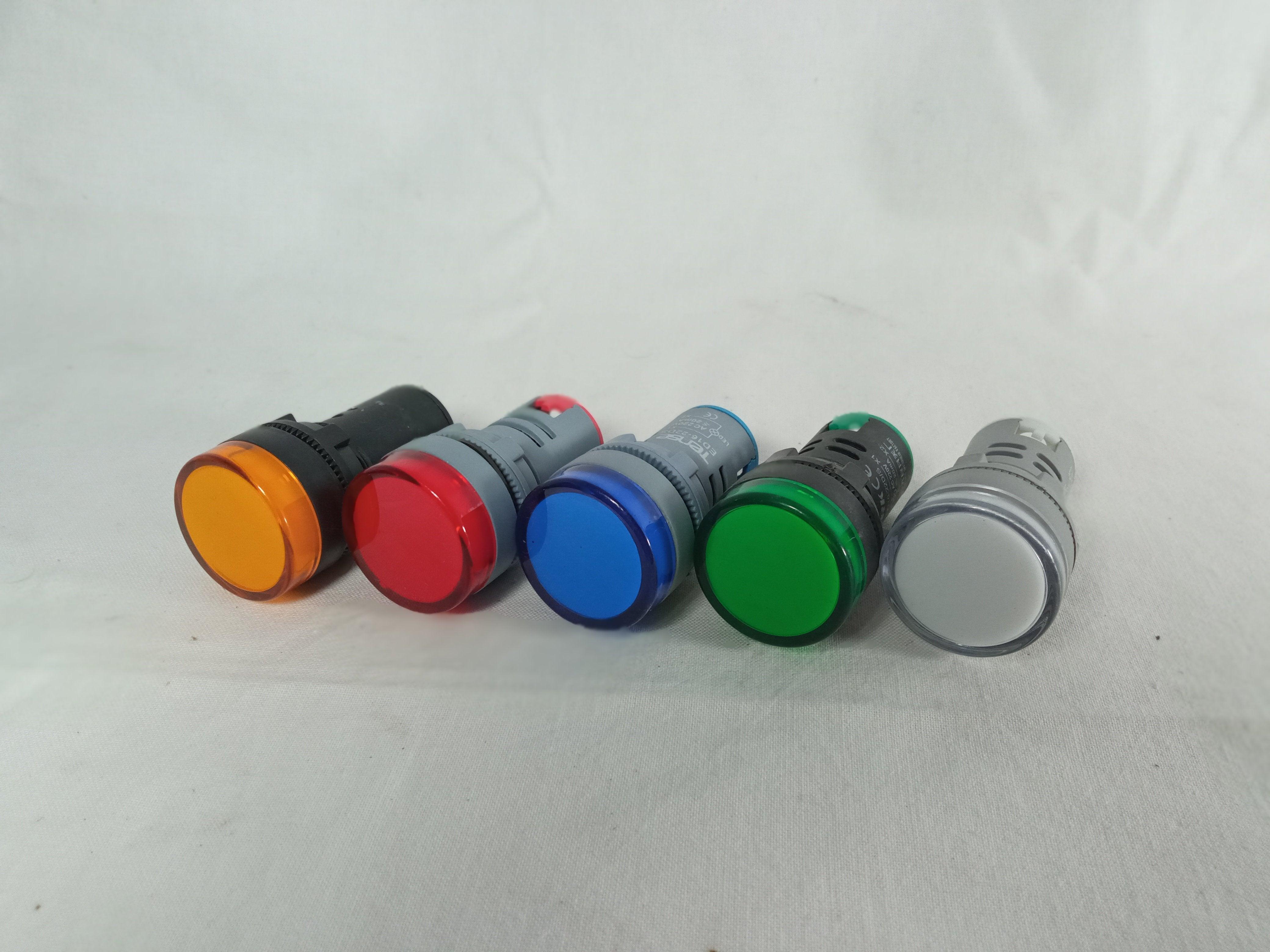 220v Ac Indicator Light AD22-22DS in one Pack in Pakistan - WHITE