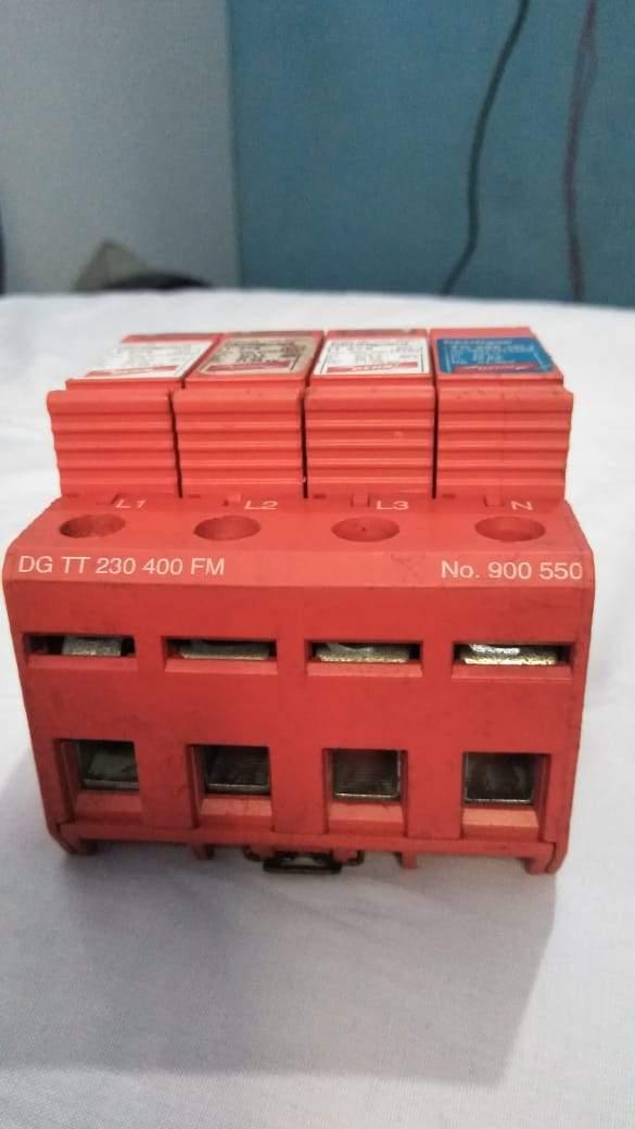 DEHNgap arrester/lightning Arrester Box T275 DG TT SN1537 Used Disassemble Parts in Pakistan Spd 4pole In Pakistan thumbnail 3