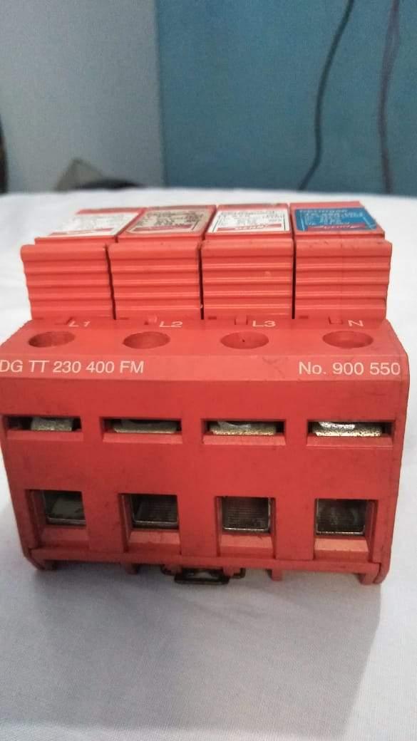 DEHNgap arrester/lightning Arrester Box T275 DG TT SN1537 Used Disassemble Parts in Pakistan Spd 4pole In Pakistan thumbnail 4
