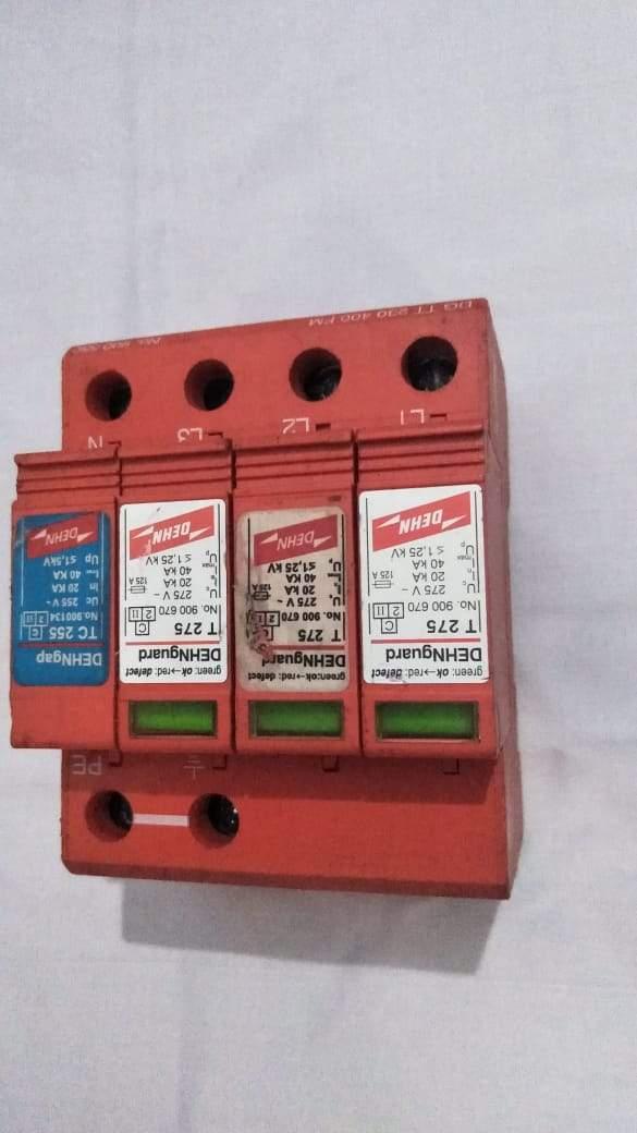 DEHNgap arrester/lightning Arrester Box T275 DG TT SN1537 Used Disassemble Parts in Pakistan Spd 4pole In Pakistan thumbnail 5