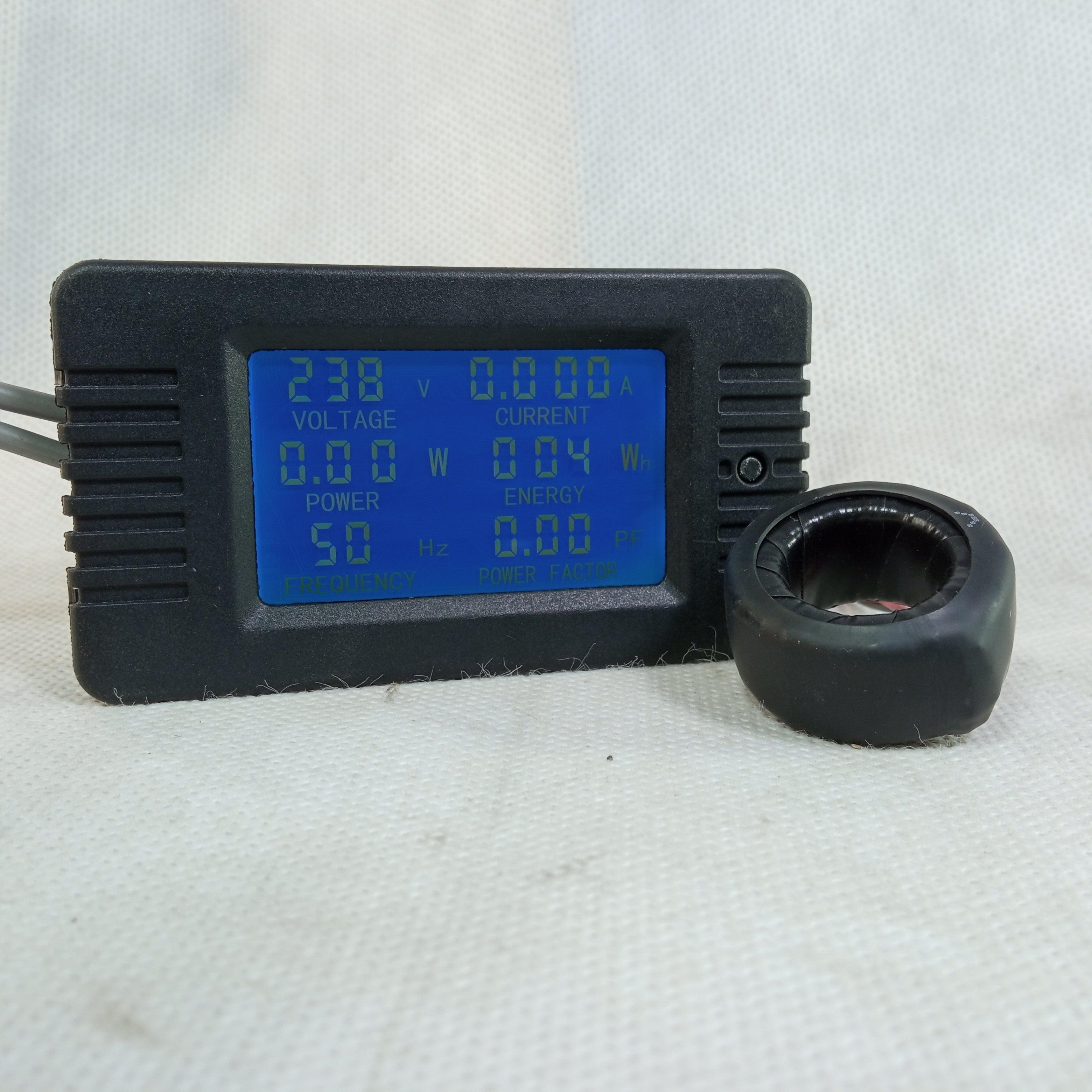 PZEM-022 Open and Close CT 100A AC Digital Display Power Monitor Meter thumbnail 2