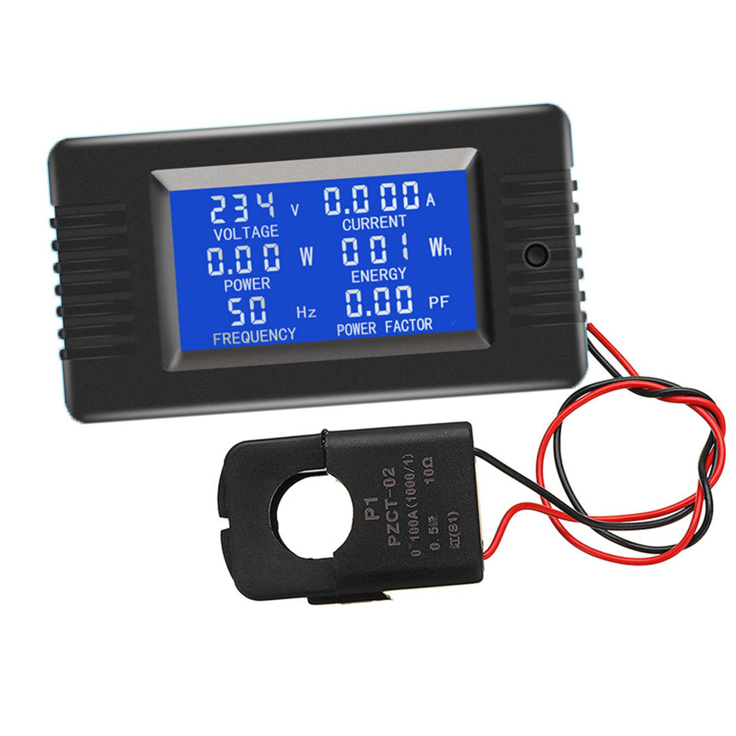 PZEM-022 Open and Close CT 100A AC Digital Display Power Monitor Meter thumbnail 3