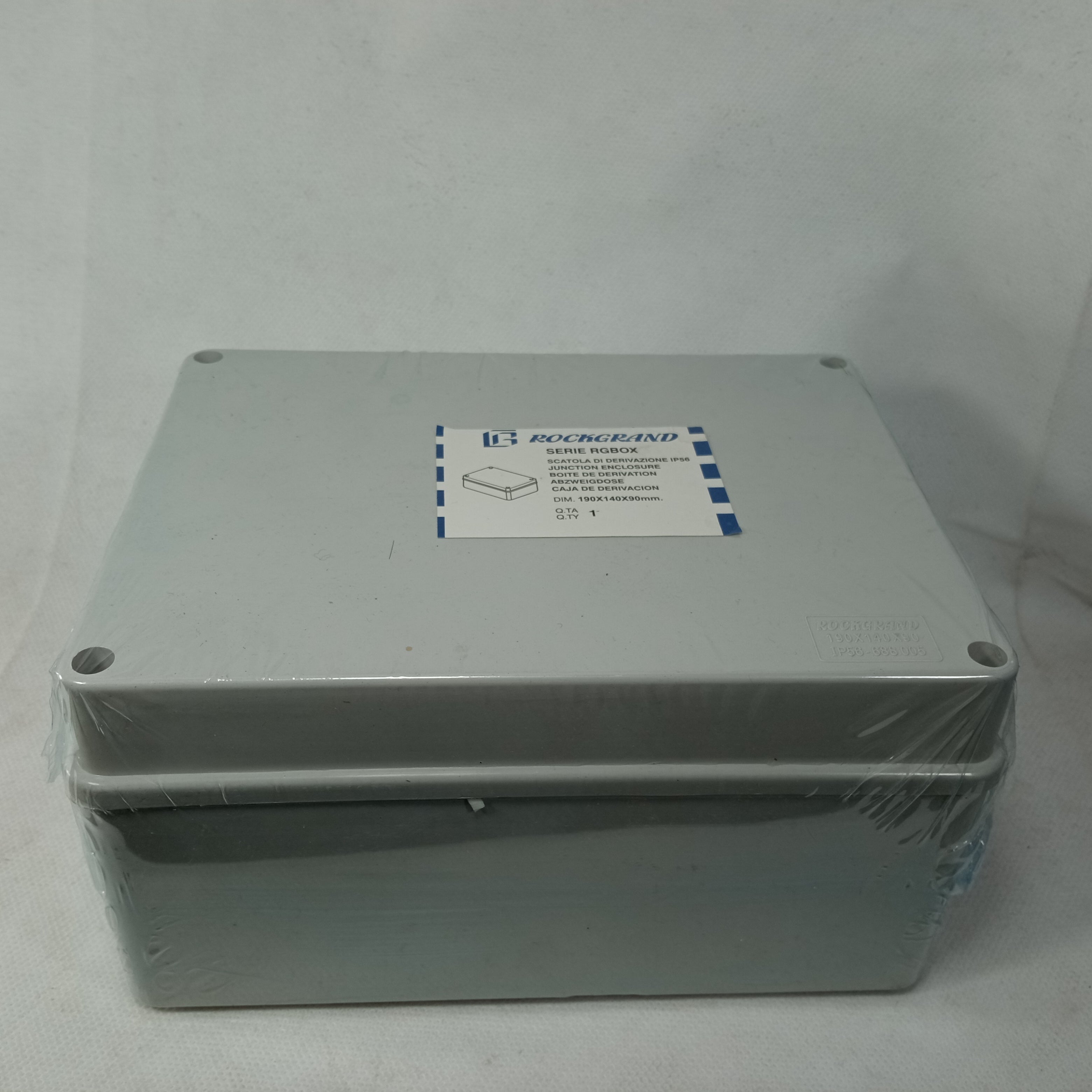 8 Inches Rectangle IP56 Adaptable PVC Junction Box 190 x 140 x 90mm in Pakistan thumbnail 4