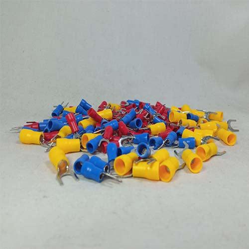 U Type Insulated Thimble Cable Lug Plastic 100 Pcs in Pakistan - 4mm / Yellow