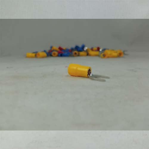 U Type Insulated Thimble Cable Lug Plastic 100 Pcs in Pakistan - 4mm / Yellow thumbnail 5