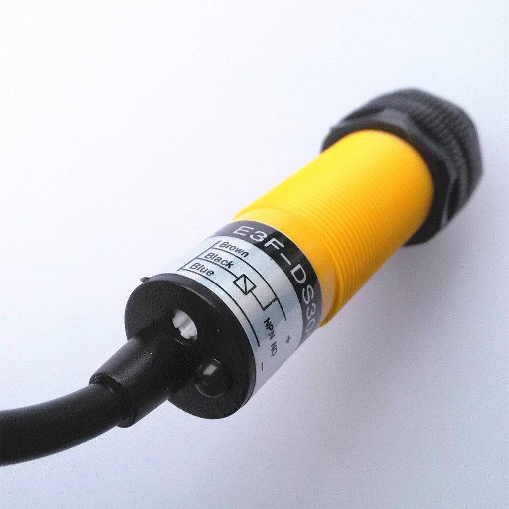 E3F-DS30B4 M18 Diffuse Reflection Photoelectric Switch Sensor 3 Wires PNP NO in Pakistan thumbnail 3