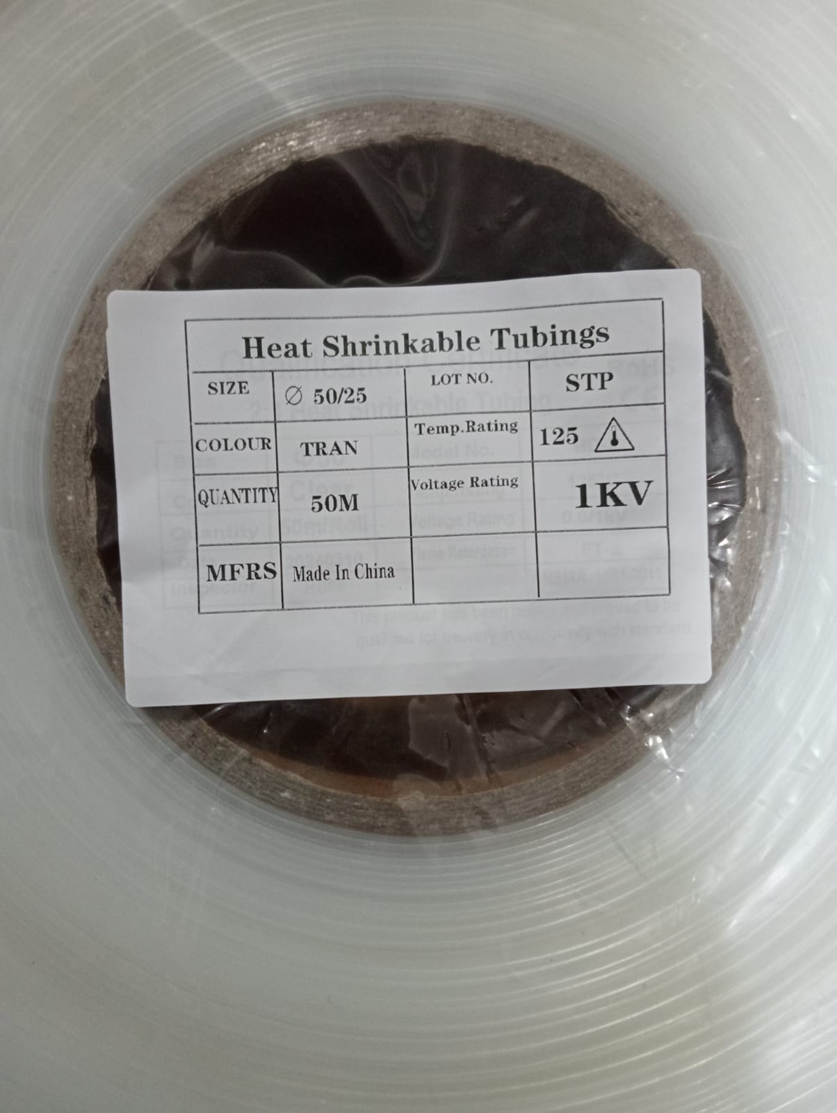 Industrial Grade Transparent Heat Shrink Sleevein Pakistan - 50mm/25m thumbnail 4