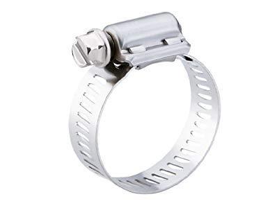 1'1/2"Breeze Power-Seal Stainless Steel Hose Clamp, Worm-Drive
