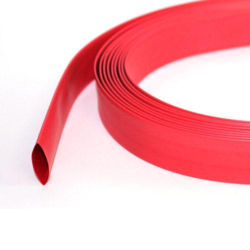 HEAT SHRINK SLEEVE Red  , HEAT SHRINK TUBING WRAP SLEEVES (Red) length 5meter - 60mm thumbnail 5