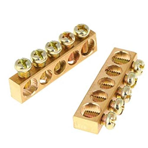 Brass Electrical Neutral Link Hole in Pakistan - 9 Hole thumbnail 3