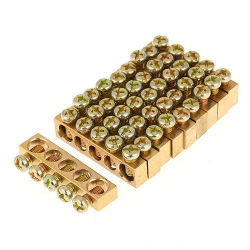 Brass Electrical Neutral Link Hole in Pakistan - 10 Hole thumbnail 2