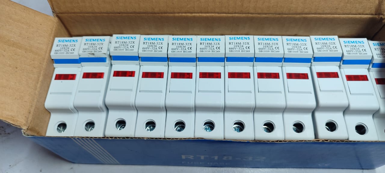 Rt18-32x AC 380v 32a 1 Pole 10x38mm DIN Rail Mount Fuse Holder Base - 20A thumbnail 8