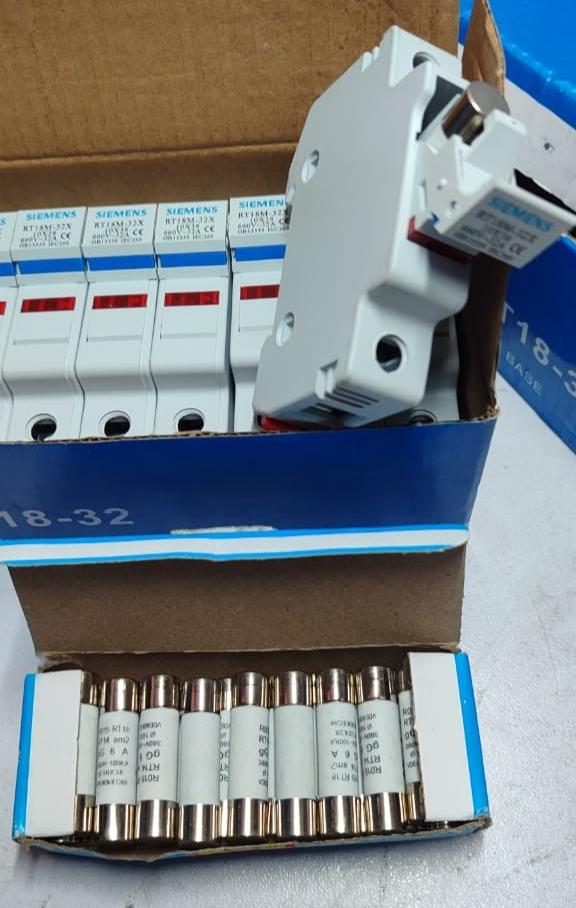Rt18-32x AC 380v 32a 1 Pole 10x38mm DIN Rail Mount Fuse Holder Base - 25A thumbnail 4