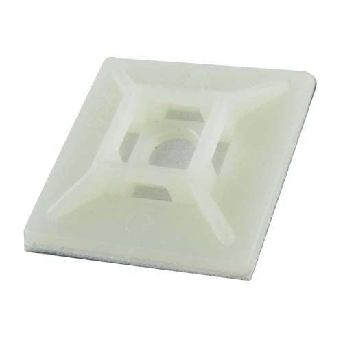 Cable Tie Sticker Self-adhesive Nylon Cable Tie Mounts 100 Pcs in Pakistan - 20 * 20mm