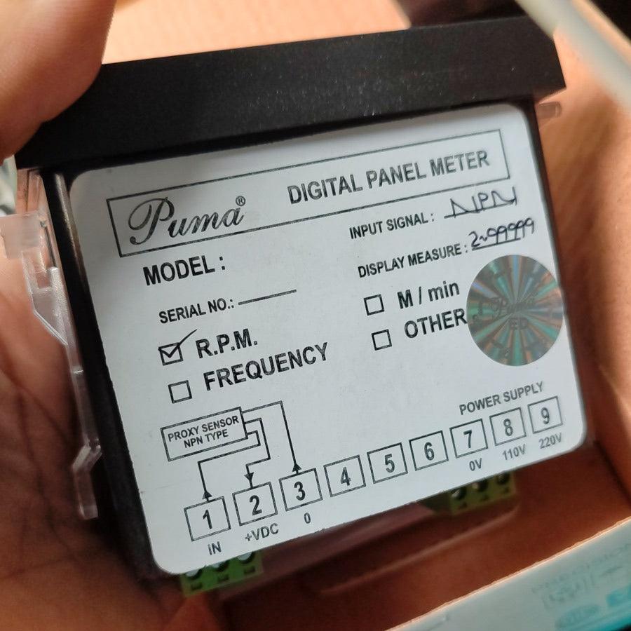 NPN Panel Mount Tachometer RPM Meter thumbnail 4