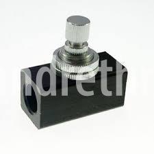 Heschen pneumatic Flow Speed Control Valve RE-02 1/4 PT Port Size two thumbnail 2