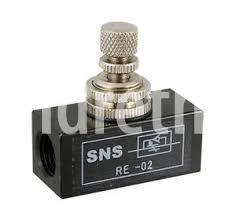 Heschen pneumatic Flow Speed Control Valve RE-02 1/4 PT Port Size two thumbnail 3