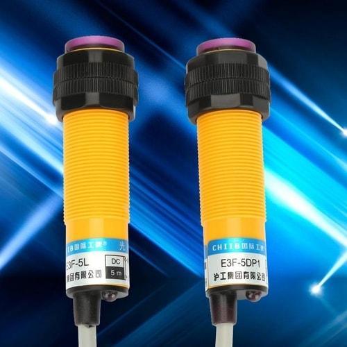 M18 5m Sensing DC E3F-5L, E3F-5DP1 Photoelectric Proximity Switch Photo Sensors - PNP thumbnail 3