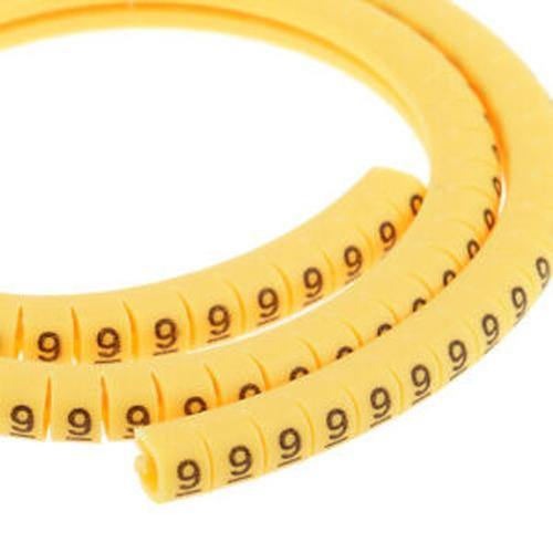 Yellow Cable Markers Identification Labels Tags Management Number 0-9 in Pakistan - 6mm thumbnail 4