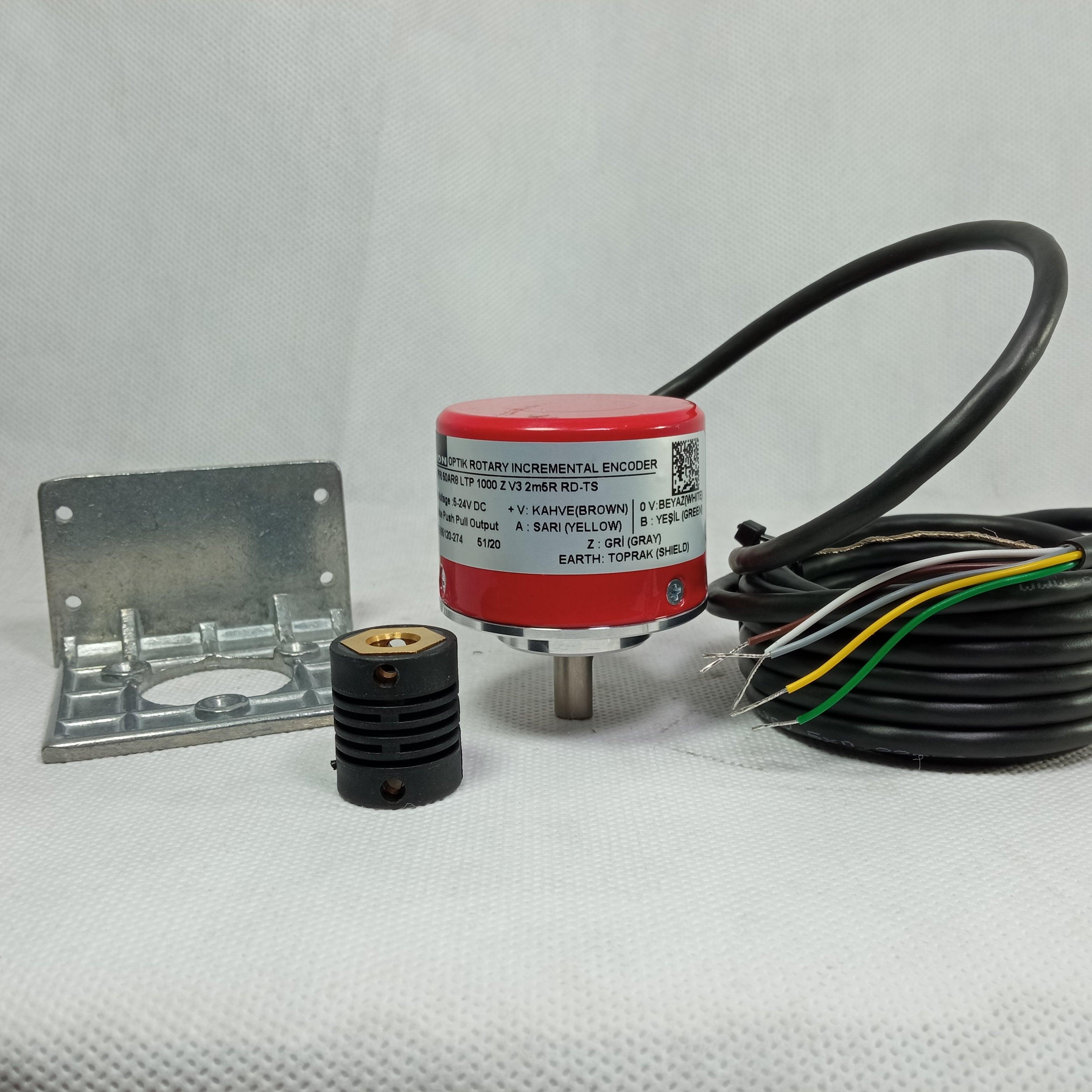 Opkon Incremental Rotary Encoder PRI50AR8 in Pakistan - 1000PPR thumbnail 4