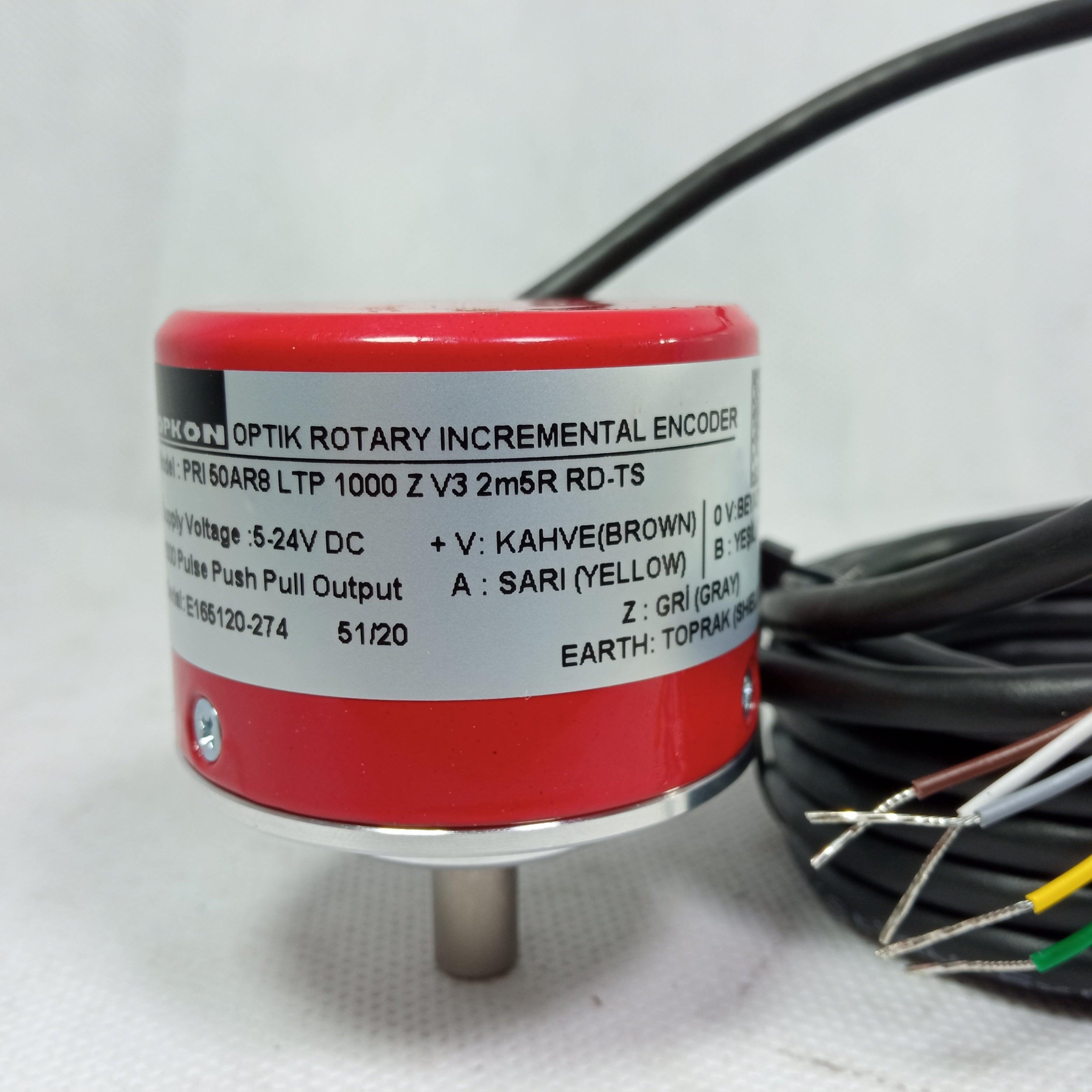 Opkon Incremental Rotary Encoder PRI50AR8 in Pakistan - 5000PPR thumbnail 3