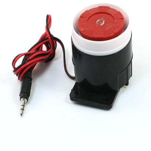 Continuous Sound Decibel Piezo Buzzer IC Alarm Speaker DC 12V 120db Black+Red CP thumbnail 2