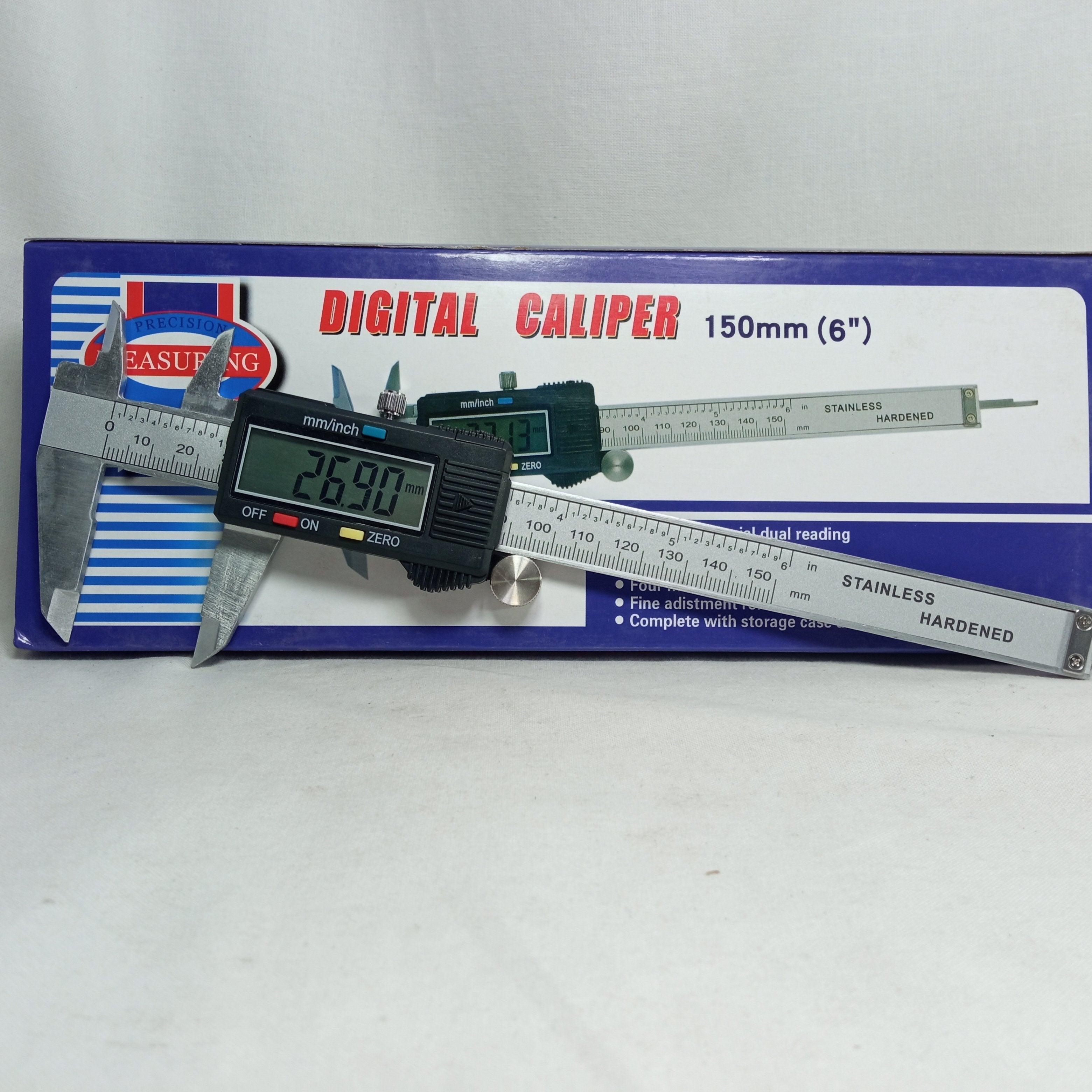 Digital Vernier Caliper Stainless Steel in Pakistan - 6 Inch (150mm)