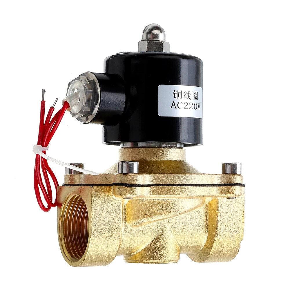 1 Inch 220V Brass Solenoid Valve For Water Air Gas in Pakistan thumbnail 3