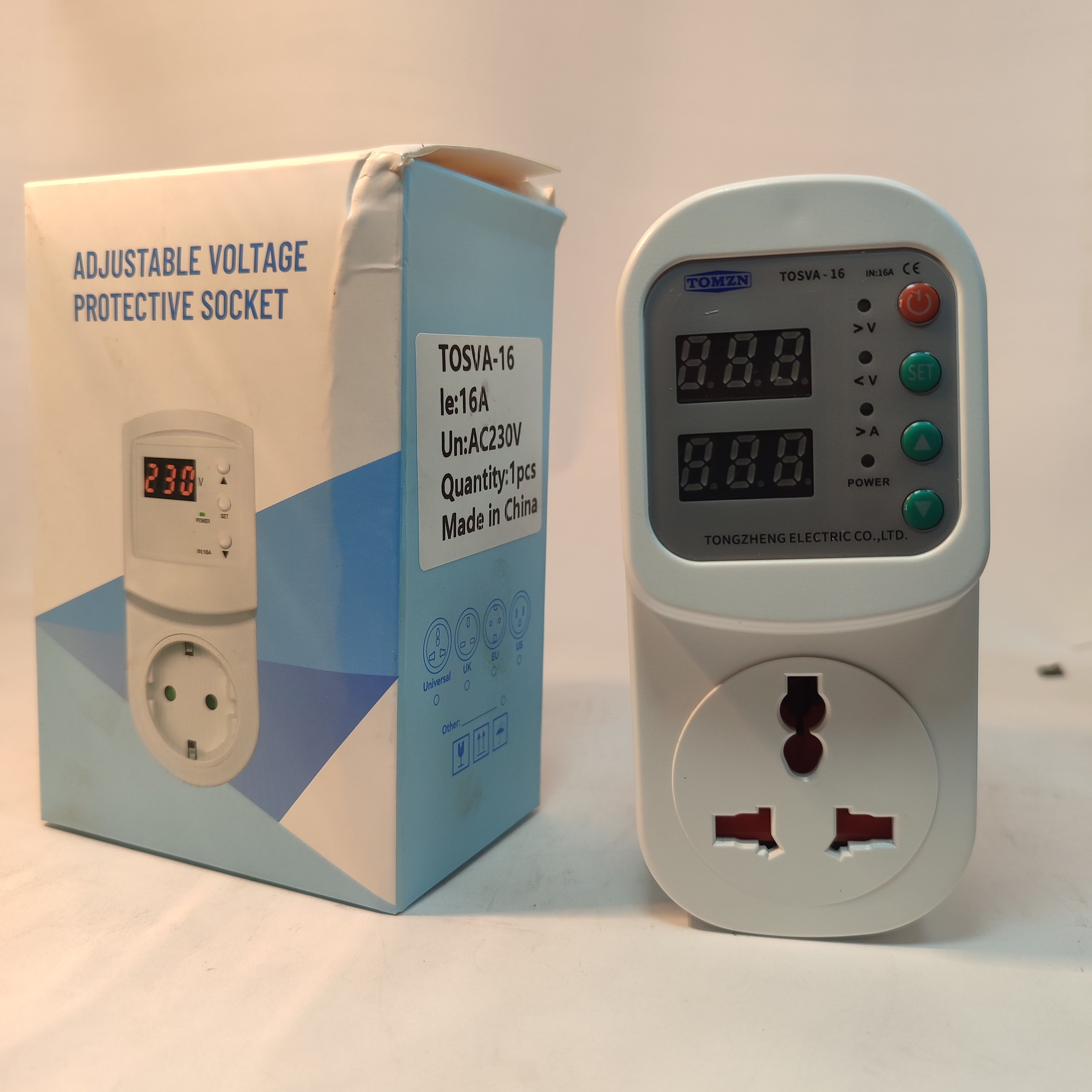 TOMZN TOSVA-16 Adjustable and current protective socket in Pakistan