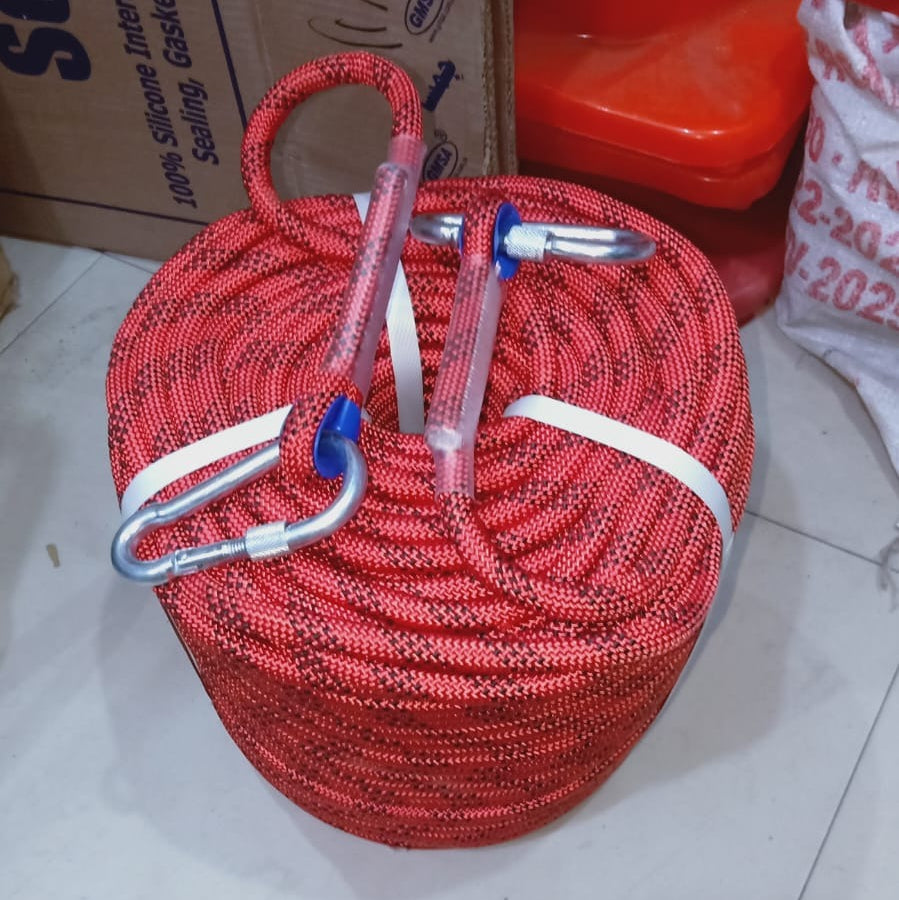 Emergency Climbing, Nylon Polyester Safety Rope 100meter China Made in Pakistan