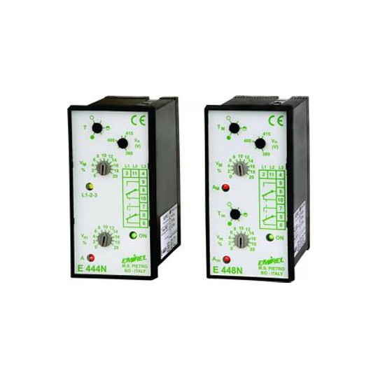 Emirel E444N 3-Phase Under & Over Voltage Protection Relay (DIN Rail)