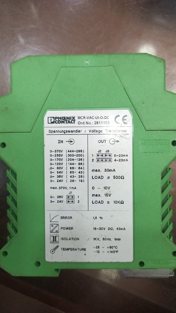 Phoenix Contact MCR-VAC Series Voltage  transducer Pakistan thumbnail 2