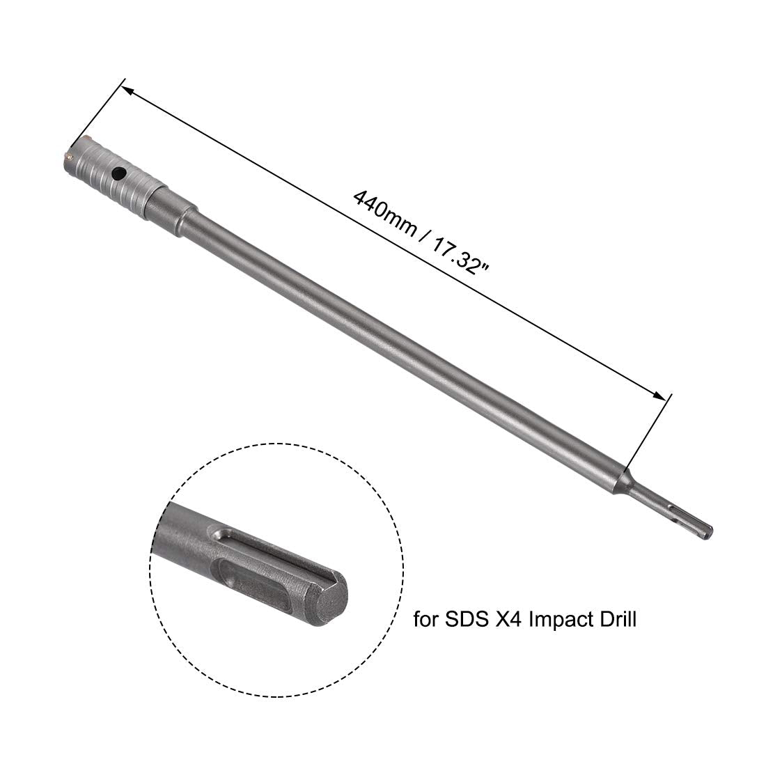 Wall Hole 30mm Drill Bit Set in Pakistan - 100mm thumbnail 2