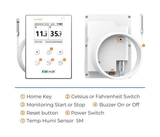 ELITECH RCW-800W-THE WIRELESS EXTERNAL SENSOR in Pakistan thumbnail 2