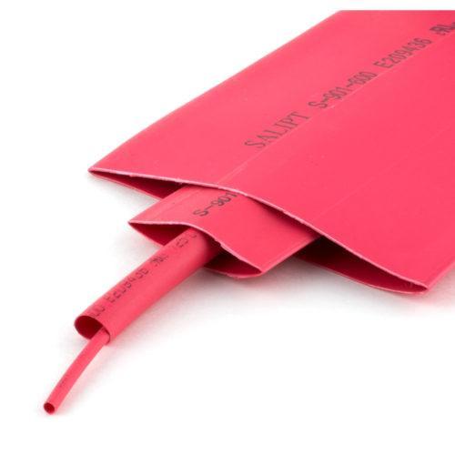 HEAT SHRINK SLEEVE Red  , HEAT SHRINK TUBING WRAP SLEEVES (Red) length 5meter - 6mm thumbnail 2